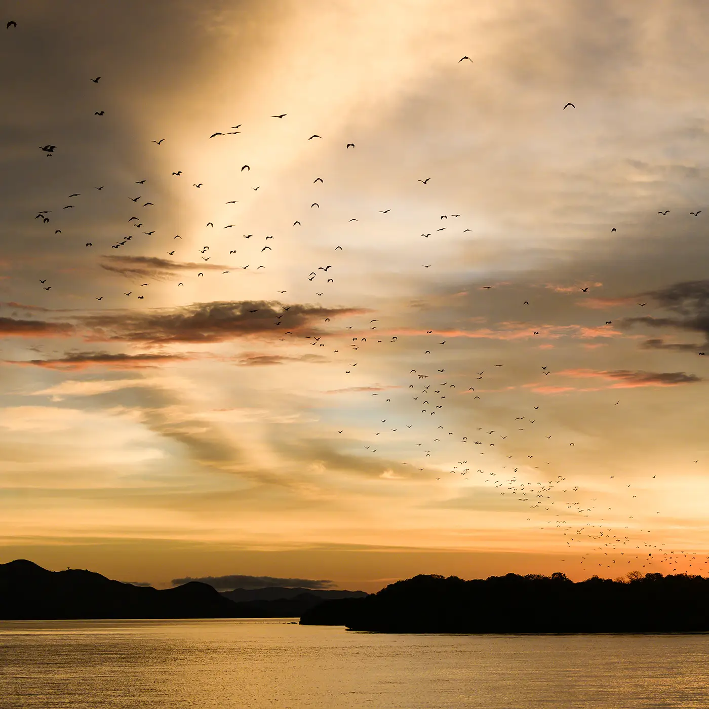 Senja di Pulau Kalong