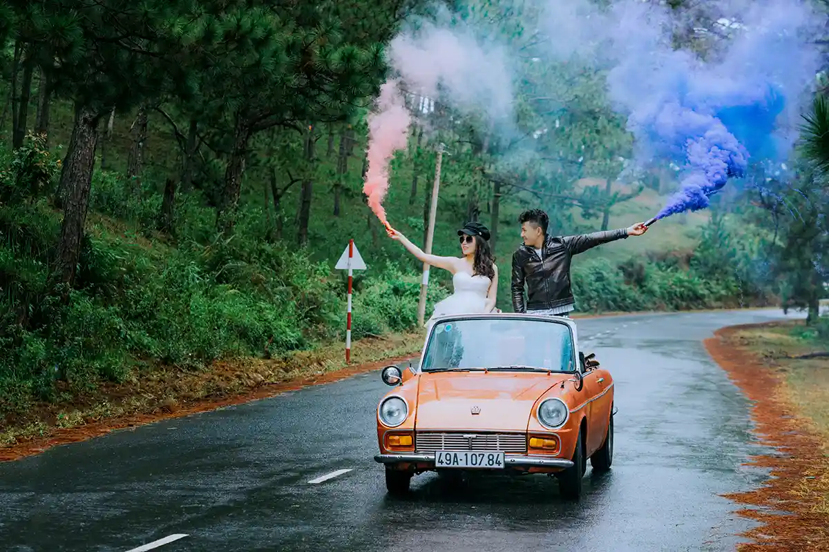 Prewedding dengan Alat Transportasi