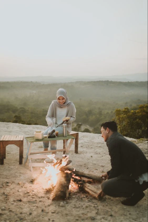 Prewedding ala Korea Hijab