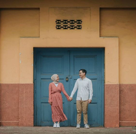 outfit prewedding casual