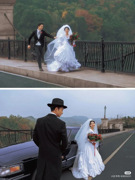 outfit prewedding outdoor