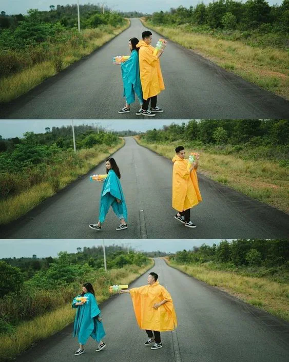 outfit prewedding outdoor