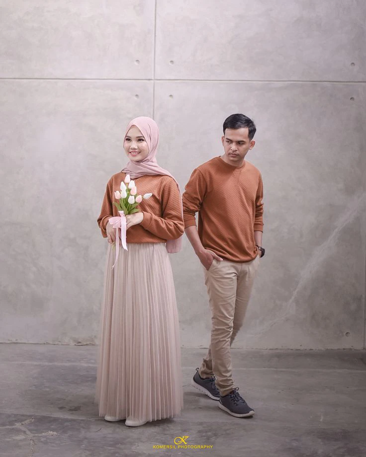 Outfit Prewedding Casual Hijab