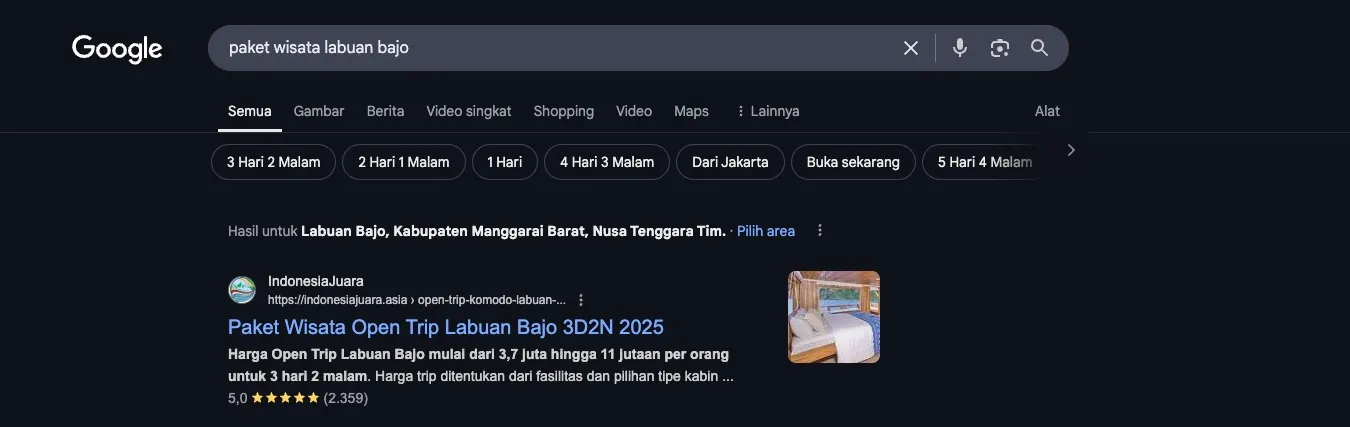 Testimoni IndonesiaJuara Trip | Labuan Bajo Productions