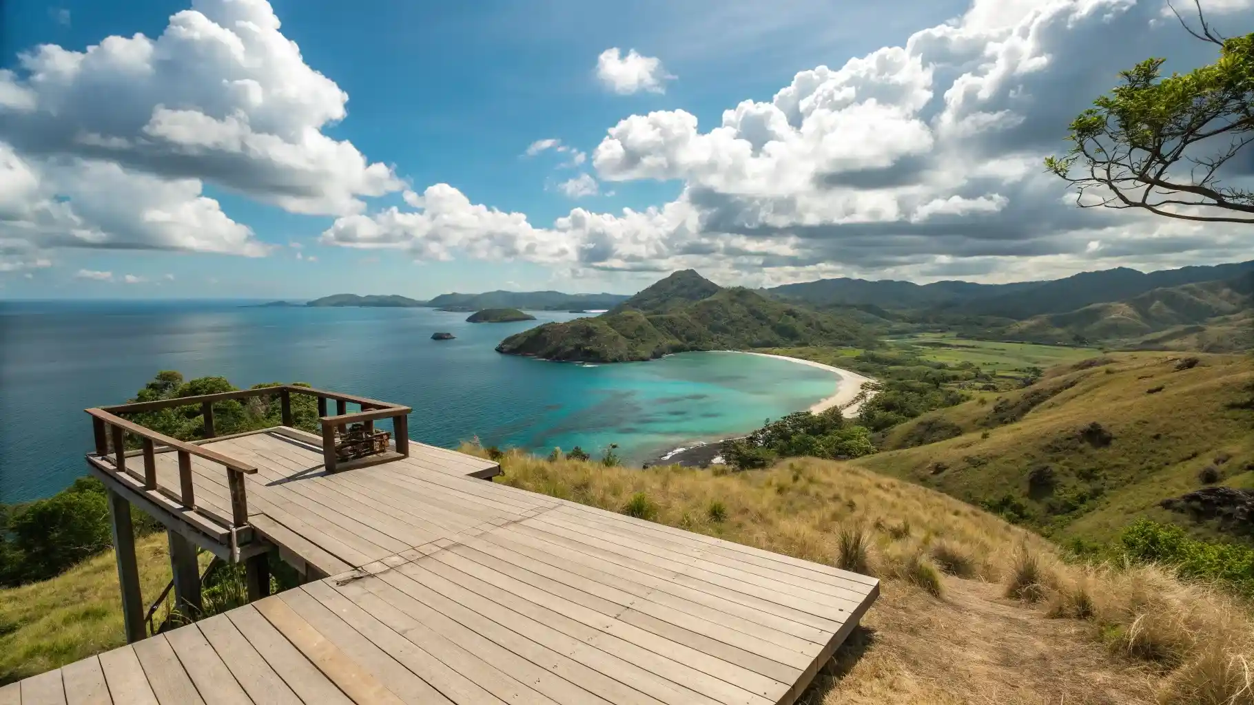 Fotografer di Bukit Anjungan Warloka Pesisir Labuan Bajo | Labuan Bajo Productions