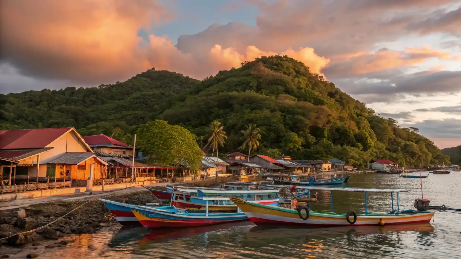 Sunset di Kampung Ujung Labuan Bajo | Paket Dokumentasi Trip Labuan Bajo | Labuan Bajo Production